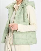 Doudoune Light sans manches vert clair