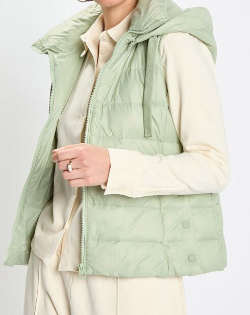 Doudoune Light sans manches vert clair
