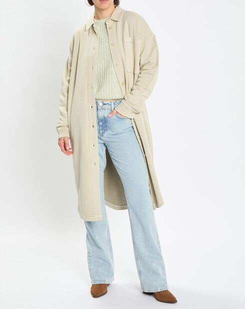 Gilet Maxi beige