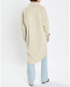 Gilet Maxi beige