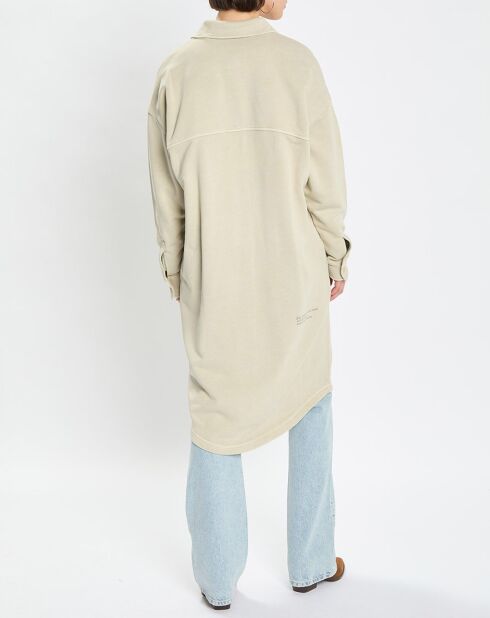 Gilet Maxi beige