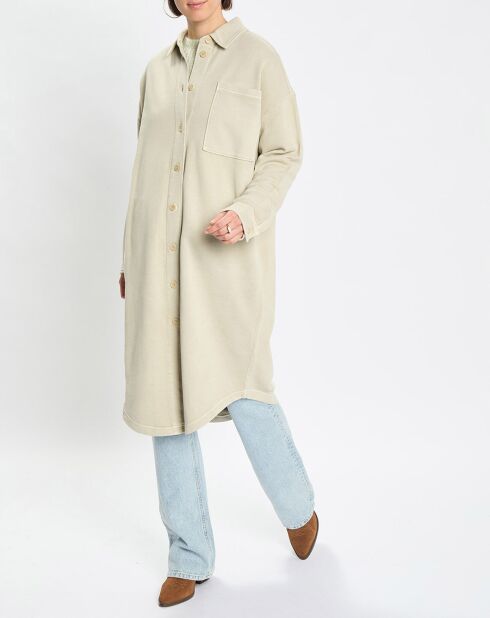 Gilet Maxi beige