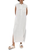 Robe Polo 100% Lin Longue Kl écrue
