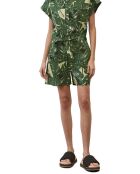 Combishort ceinture imprimée verte