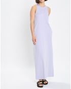 Robe maxi violet clair