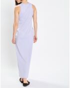 Robe maxi violet clair