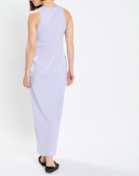 Robe maxi violet clair