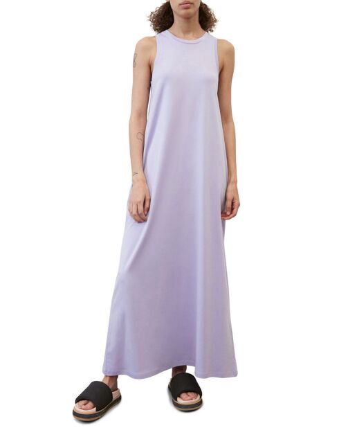 Robe maxi violet clair