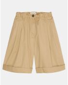 Short Paperbag pinces beige