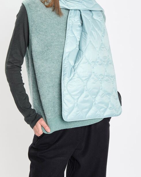 Echarpe matelassée Padded bleu clair
