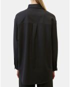Surchemise en Laine mélangée noire