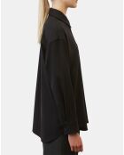 Surchemise en Laine mélangée noire