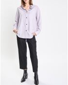 Surchemise en Laine mélangée violet clair
