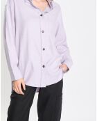 Surchemise en Laine mélangée violet clair