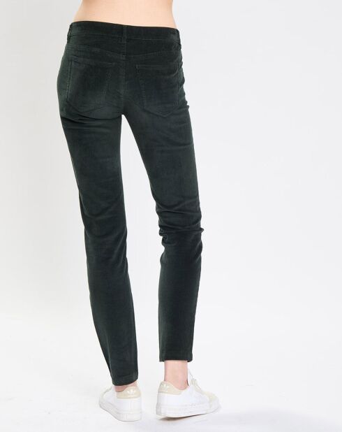 Pantalon en Velours côtelé Lulea vert foncé