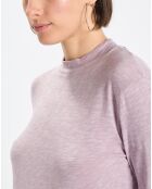 T-Shirt 100% Coton Bio violet clair