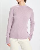 T-Shirt 100% Coton Bio violet clair
