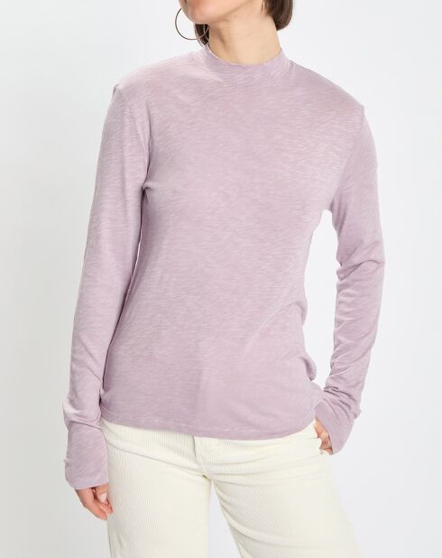 T-Shirt 100% Coton Bio violet clair