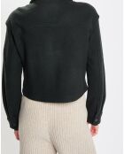 Veste en Laine mélangée vert foncé