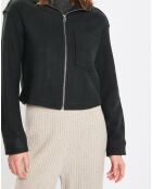 Veste en Laine mélangée vert foncé