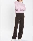 Pull en Laine mélangée manches raglans violet clair