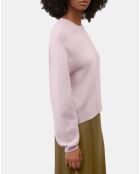 Pull en Laine mélangée manches raglans violet clair