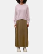 Pull en Laine mélangée manches raglans violet clair