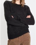 Pull en Laine & Alpaga mélangés noir