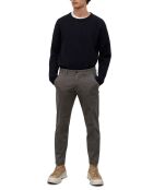 Pantalon Coton Bio Stig Tappered Leger gris foncé