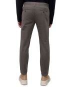 Pantalon Coton Bio Stig Tappered Leger gris foncé