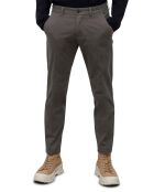 Pantalon Coton Bio Stig Tappered Leger gris foncé