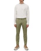 Pantalon Coton Bio Stig Tappered Leger kaki clair