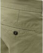 Pantalon Coton Bio Stig Tappered Leger kaki clair