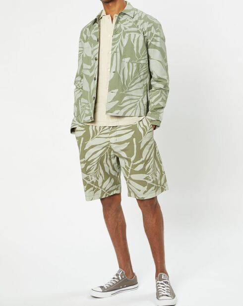 Short Eksjo en Coton bio kaki clair
