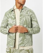 Veste Trucker Coton Bio kaki clair