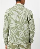 Veste Trucker Coton Bio kaki clair
