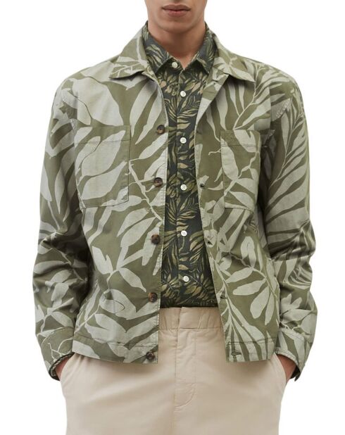 Veste Trucker Coton Bio kaki clair