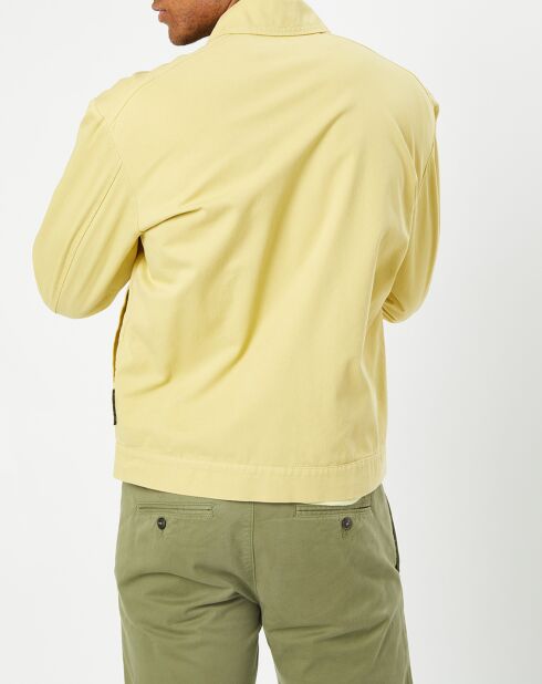 Blouson Coton Organic Double Poche jaune clair