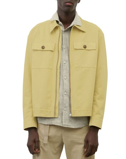 Blouson Coton Organic Double Poche jaune clair