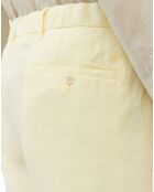 Short 100% Lin Lavsjo Pinces jaune