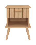 2 Tables de chevet Albane bois - 40x34x50 cm
