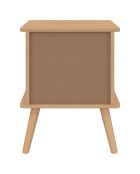 2 Tables de chevet Albane bois - 40x34x50 cm