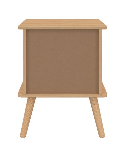 2 Tables de chevet Albane bois - 40x34x50 cm