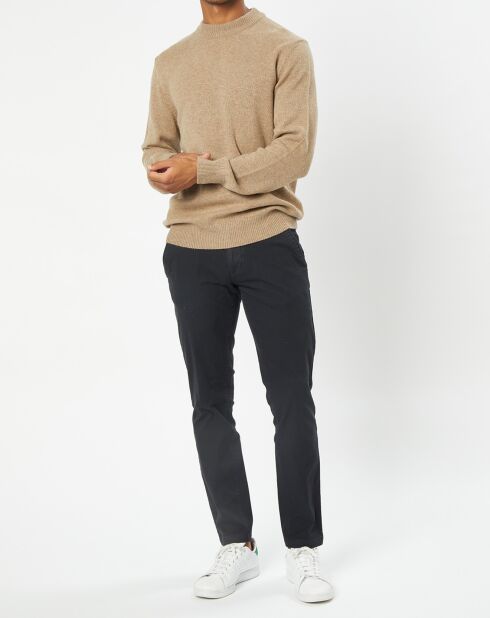 Pantalon Stig Tapered twill noir