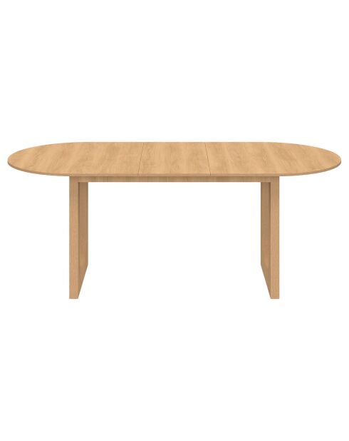 Table repas Mathis plateau extensible bois  - 160-200x90x75 cm