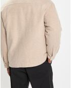Veste en Laine mélangée Thermor beige
