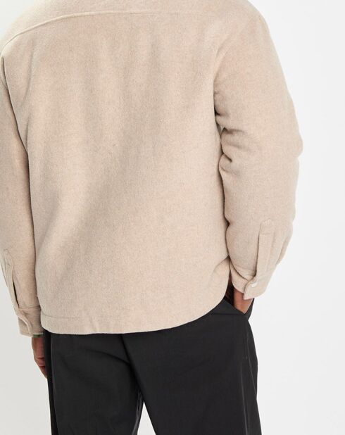 Veste en Laine mélangée Thermor beige