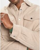 Veste en Laine mélangée Thermor beige
