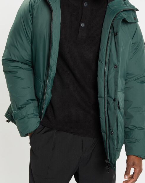 Parka à capuche Repreeve verte