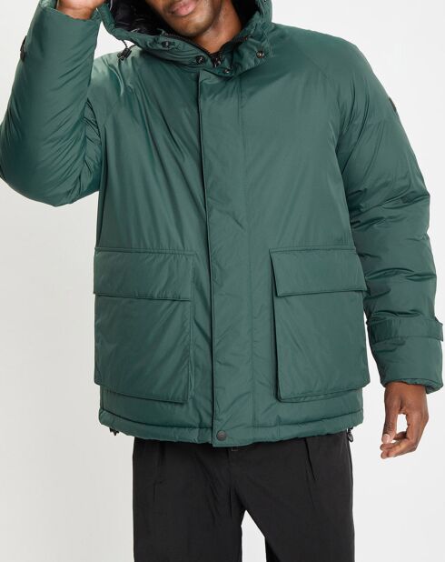 Parka à capuche Repreeve verte